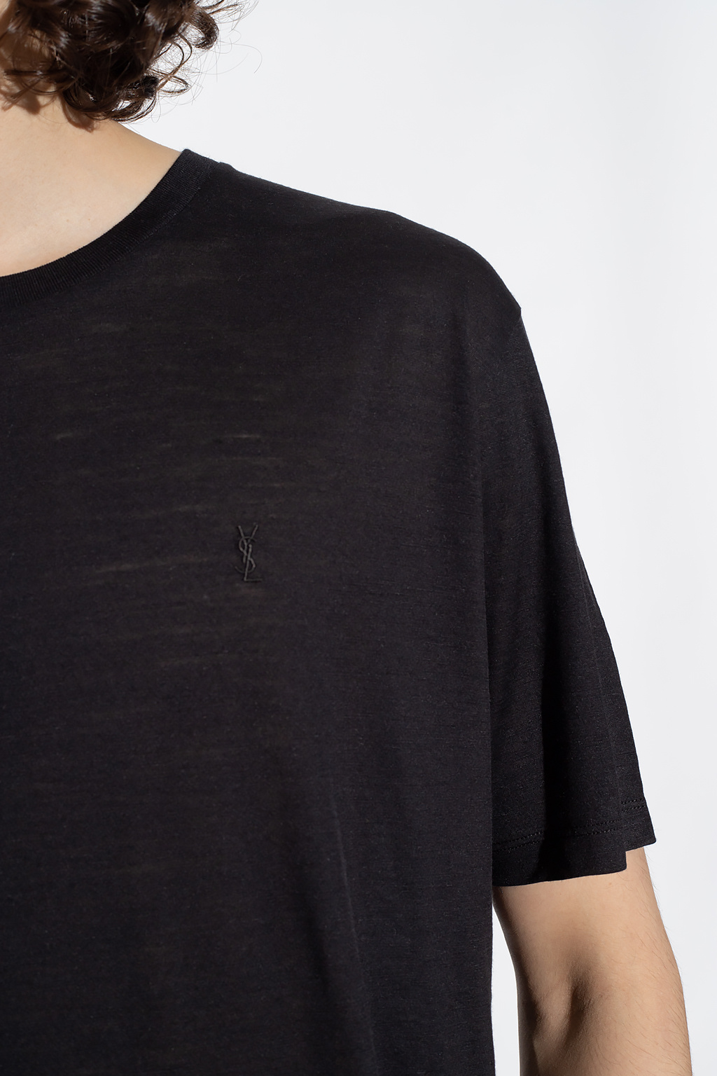 shirt with logo Saint Laurent - Black T - saint laurent logo shirt with logo Saint Laurent - Black T - saint laurent logo